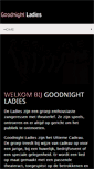 Mobile Screenshot of goodnightladies.nl